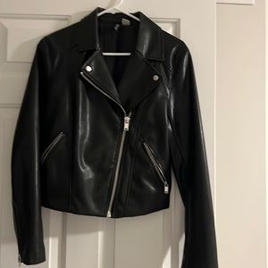 H&M faux leather jacket